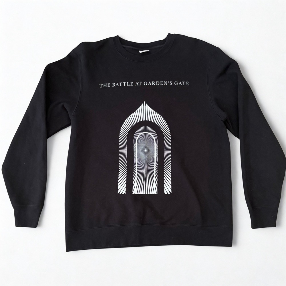Greta Van Fleet Sweatshirt Black Battle at Garden's Gate Band Concert Merch Sz M